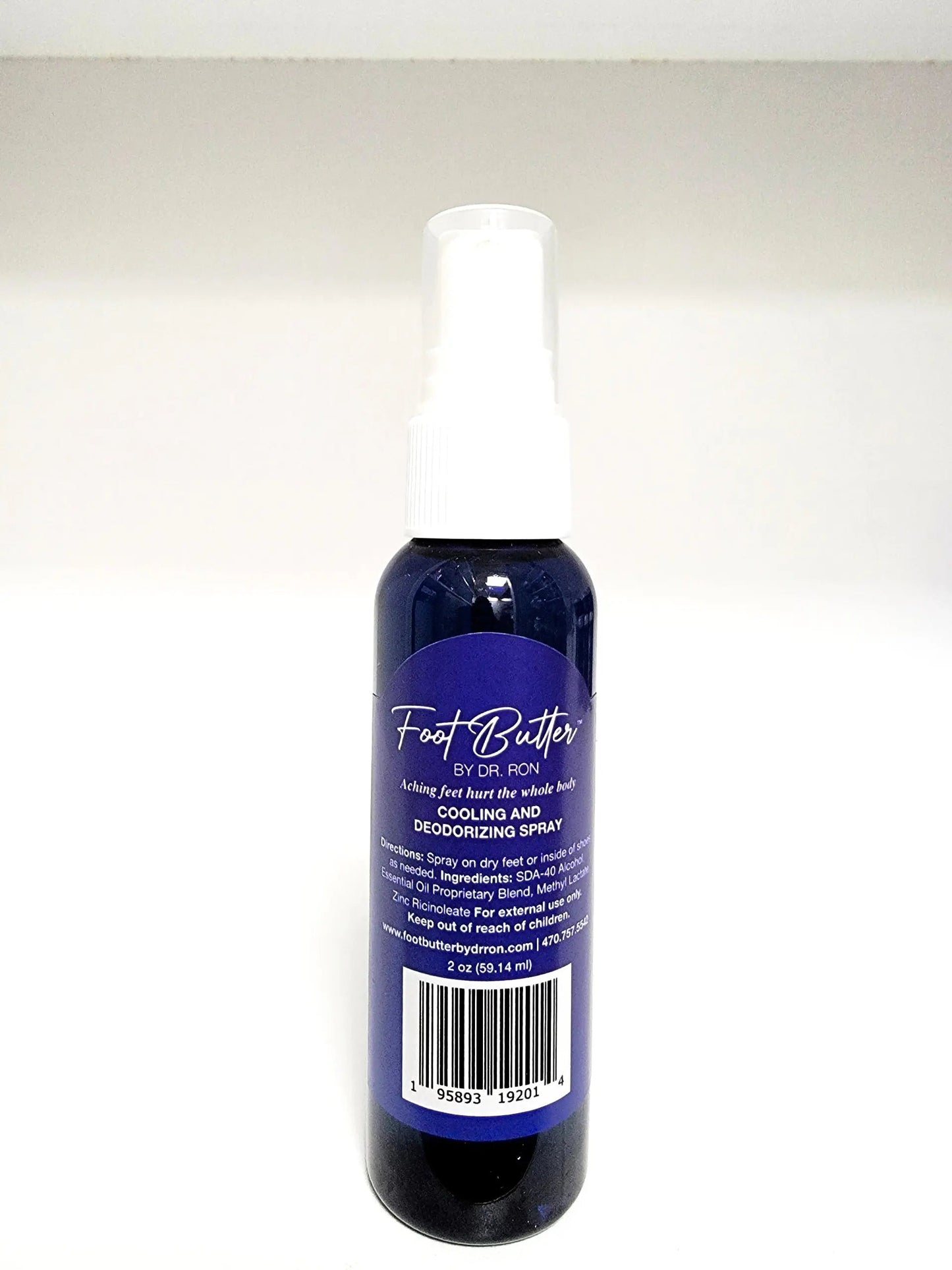 Lavender Cooling and Deodorizing Foot Spray 2oz