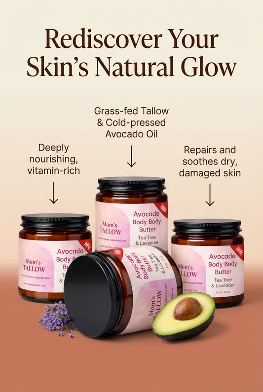 Avocado Tallow Body Butter (8 oz)