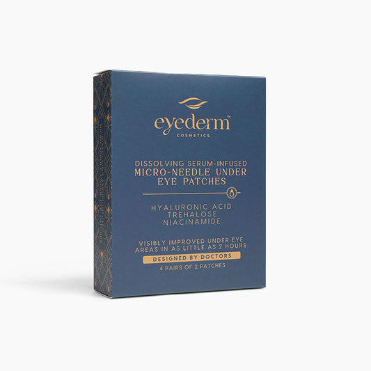 Microneedle Under Eye Patches - Hyaluronic Acid Eye Masks for Fine Lines & Wrinkles