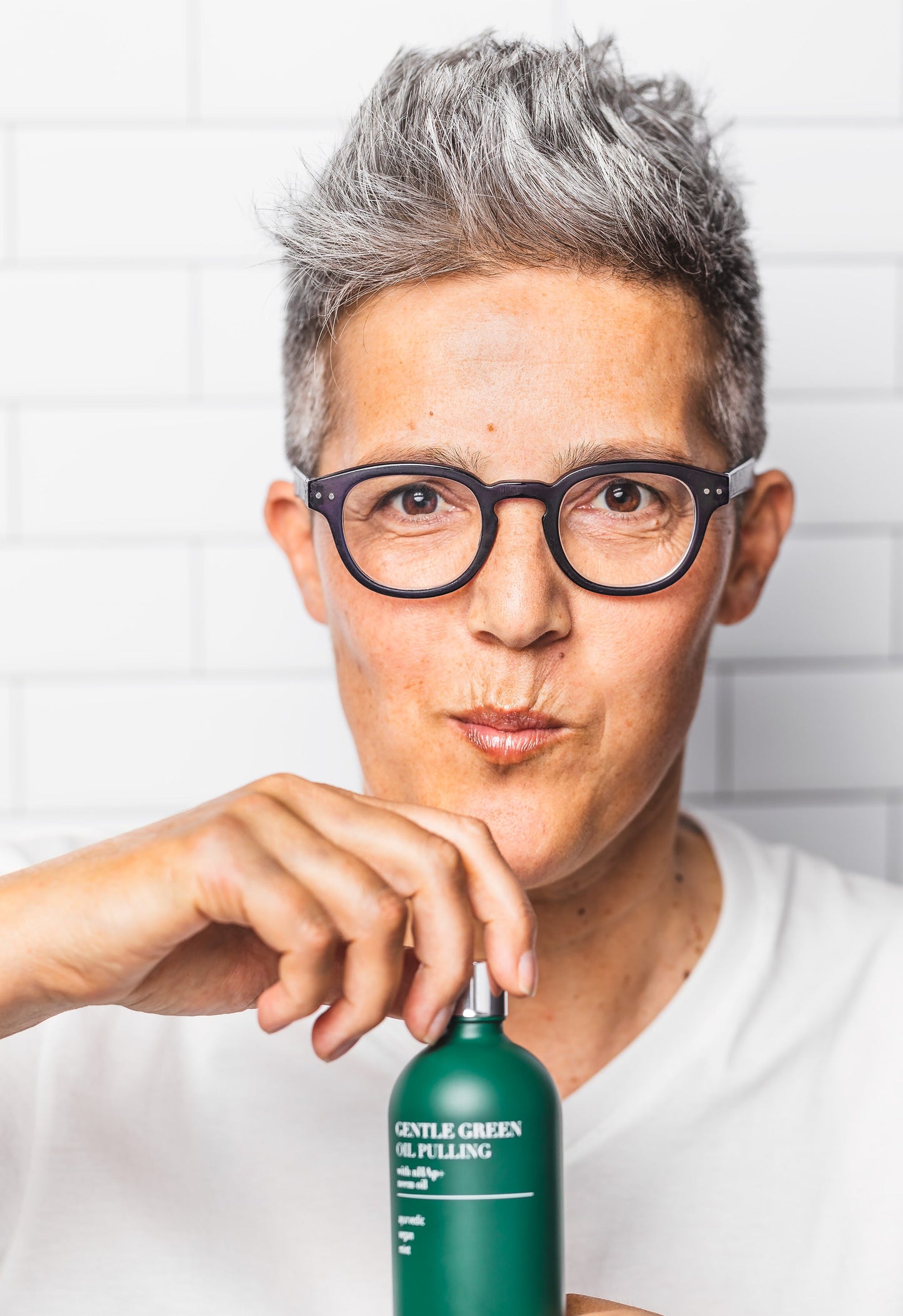 Gentle Green Oral Detox Bundle Tongue Scraper and Oil Pulling