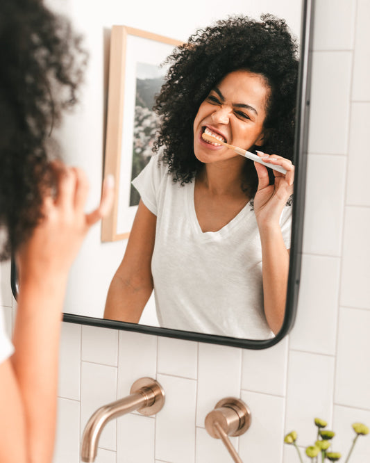 Ayurvedic Oral Care Bundle Oil Pulling Toothpaste Floss and Toothbrush