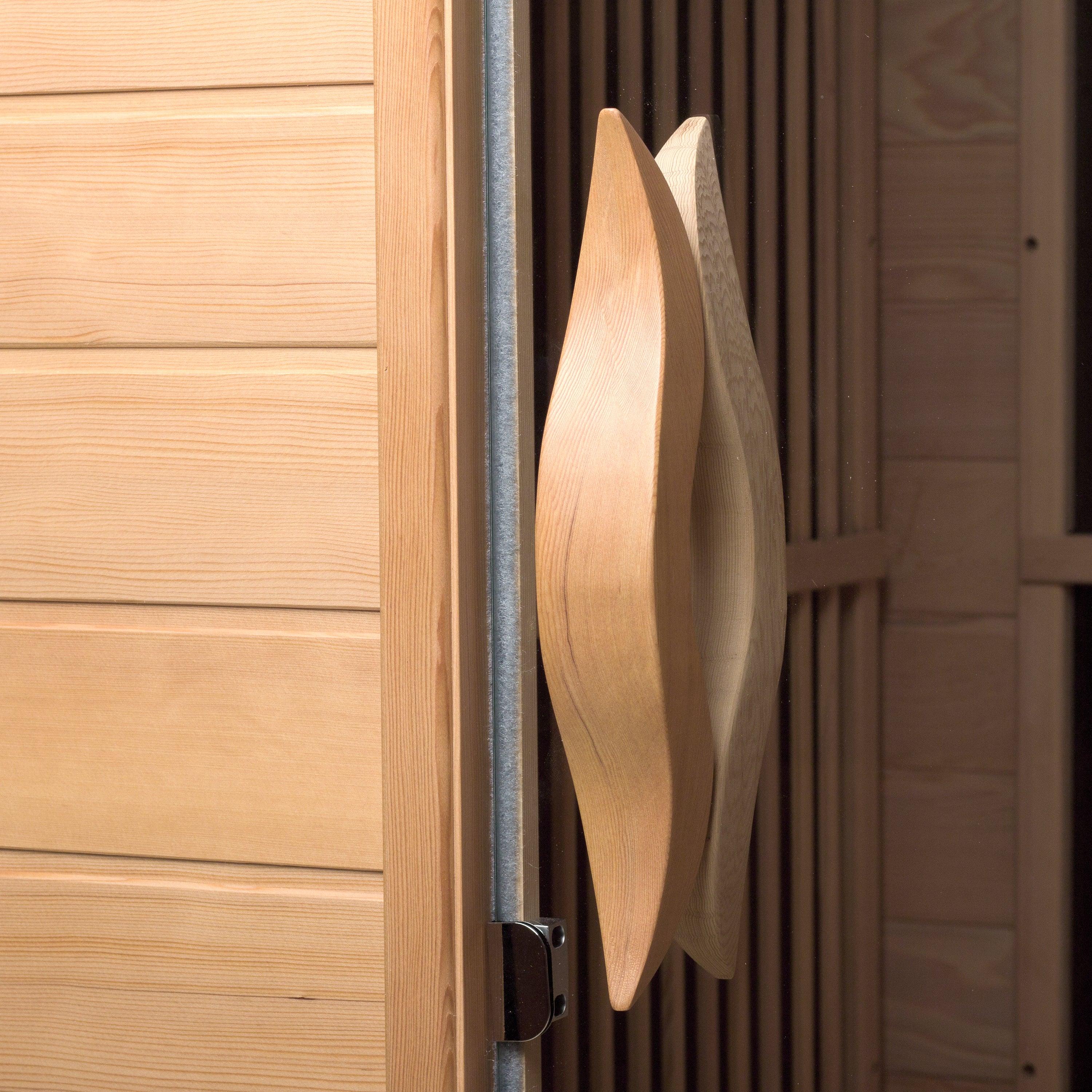 2-Person Carbon Infrared Sauna - Canadian Hemlock with Premium Audio