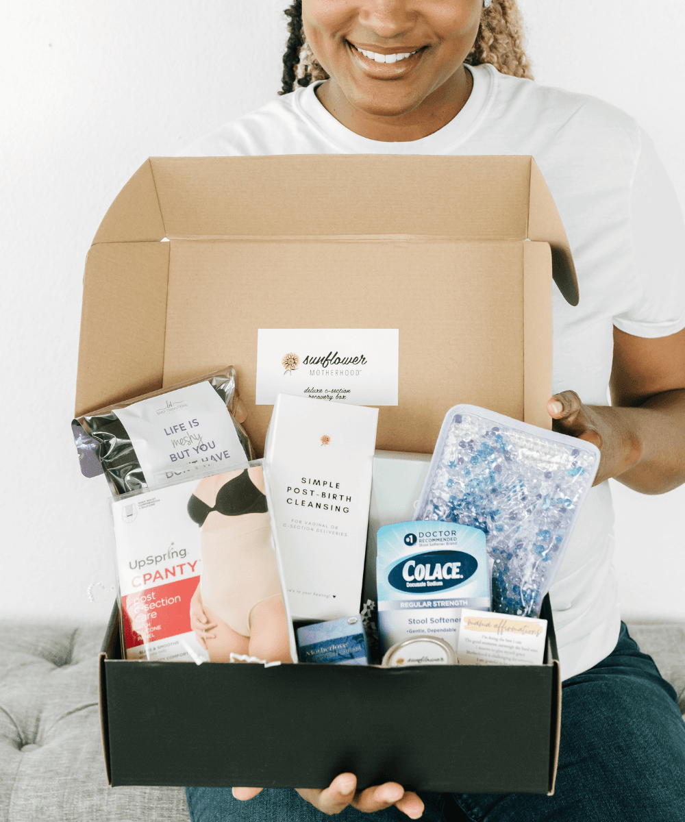 Sunflower Motherhood Deluxe Postpartum Care Box