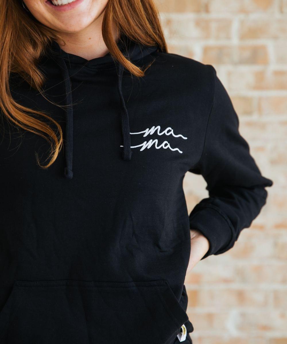 Sunflower Motherhood Mama Hooded Sweatshirt - Soft Fleece Hoodie