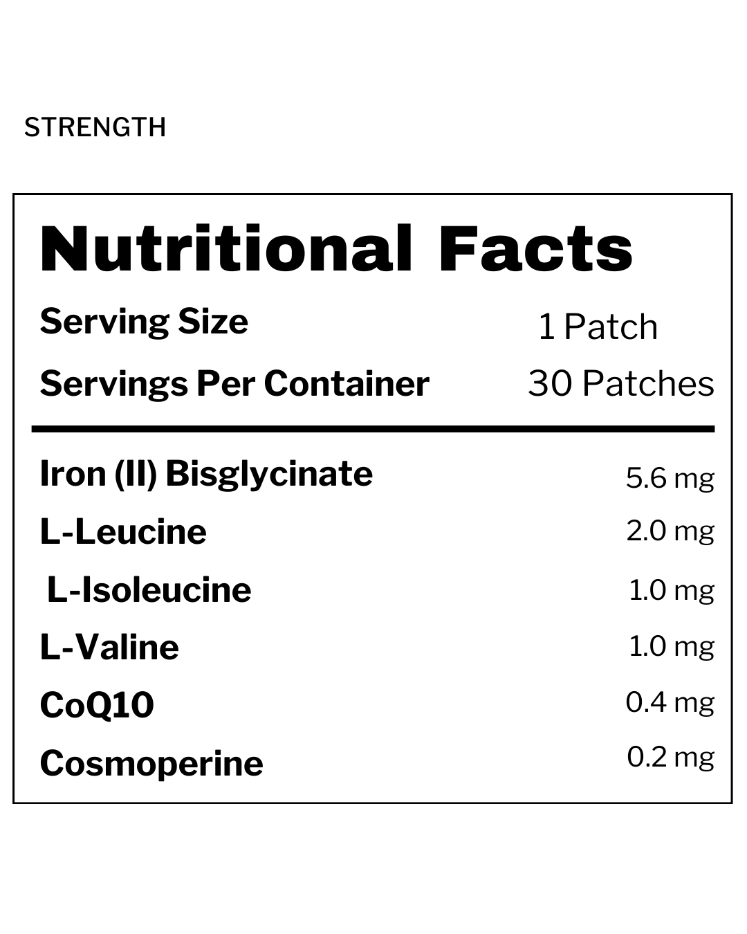 Strength Vitamin Patch