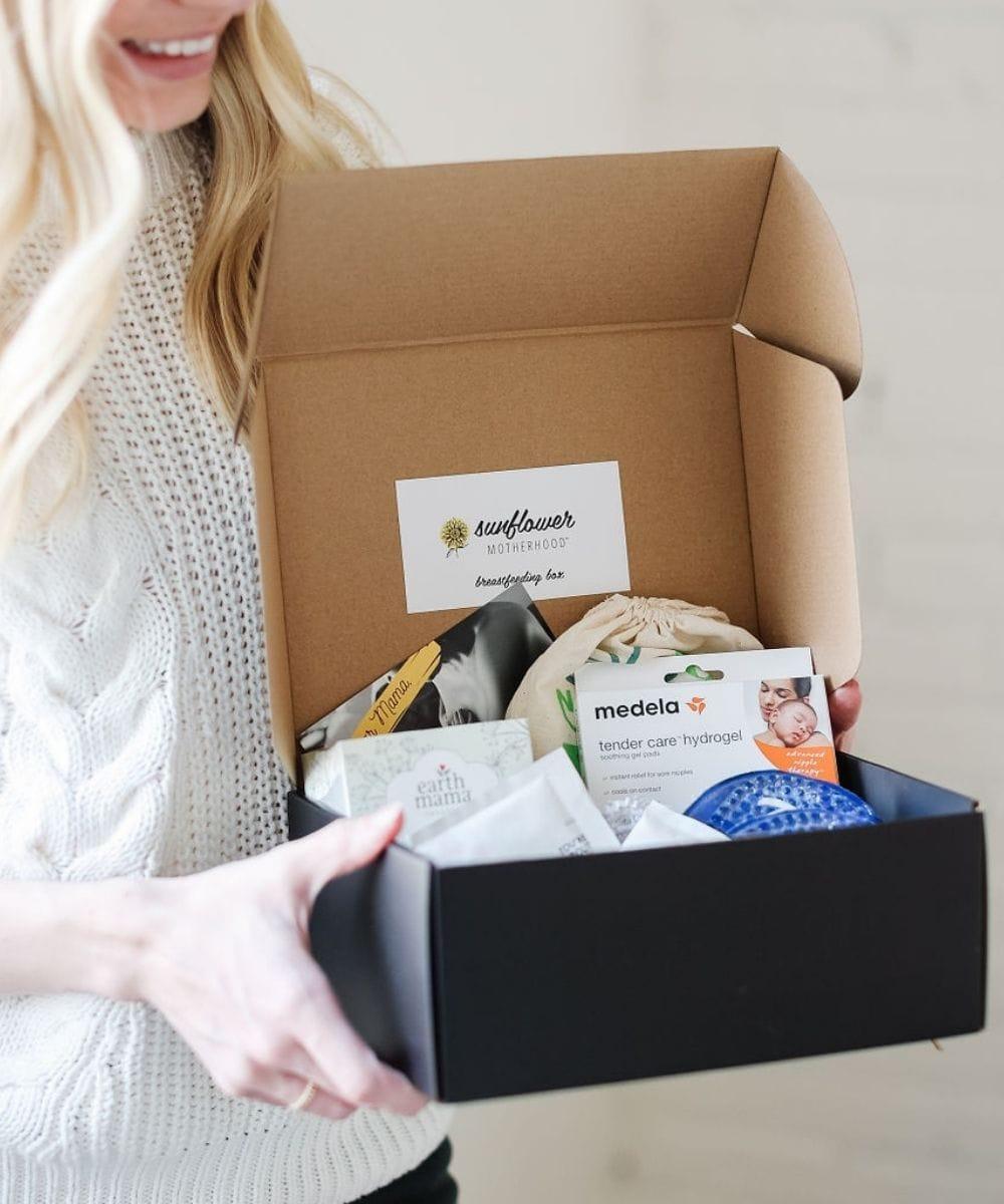 Sunflower Motherhood Breastfeeding Box - Nursing & Pumping Essentials