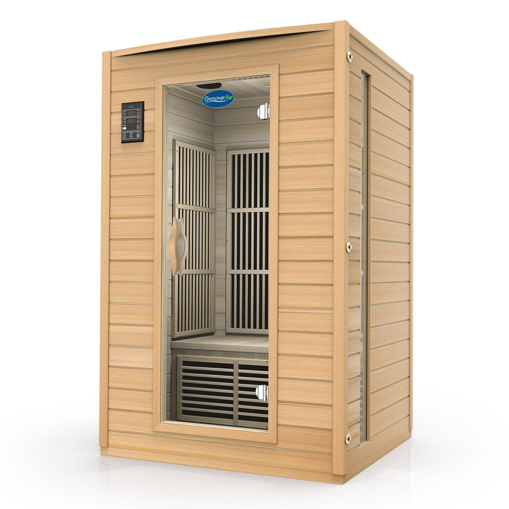 2-Person Carbon Infrared Sauna - Canadian Hemlock with Premium Audio