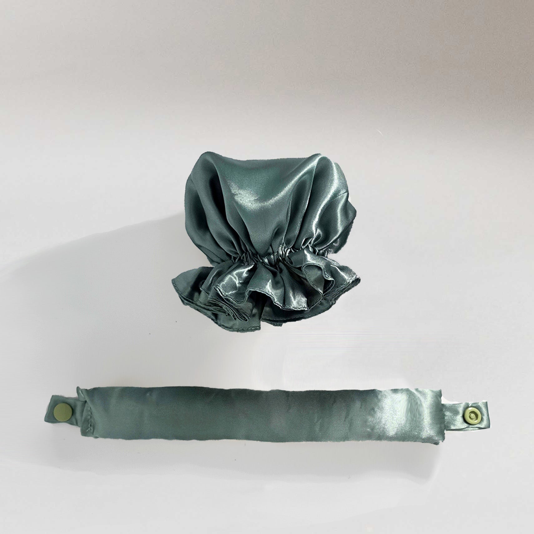 Satin Heatless Curler + Satin Wrap - No-Heat Hair Styling