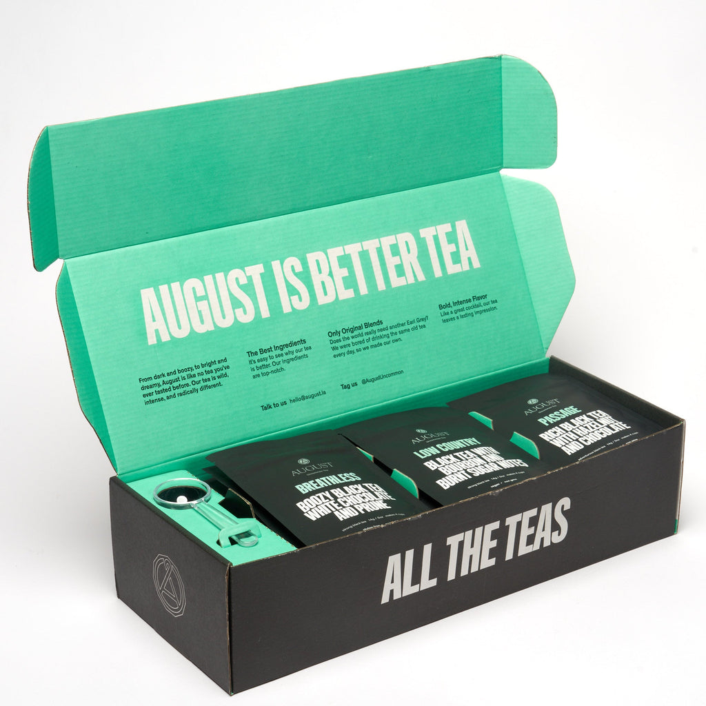 30 Tea Sampler Set - Deluxe Loose Leaf Tea Collection (120 Cups)