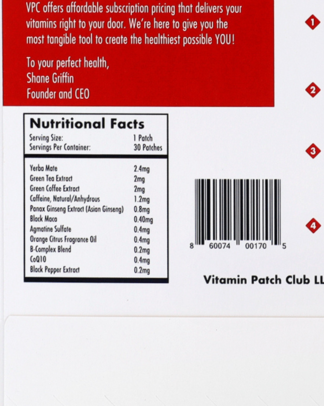 Energize Vitamin Patch
