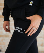 Sunflower Motherhood Mama Joggers - Soft Fleece Sweatpants
