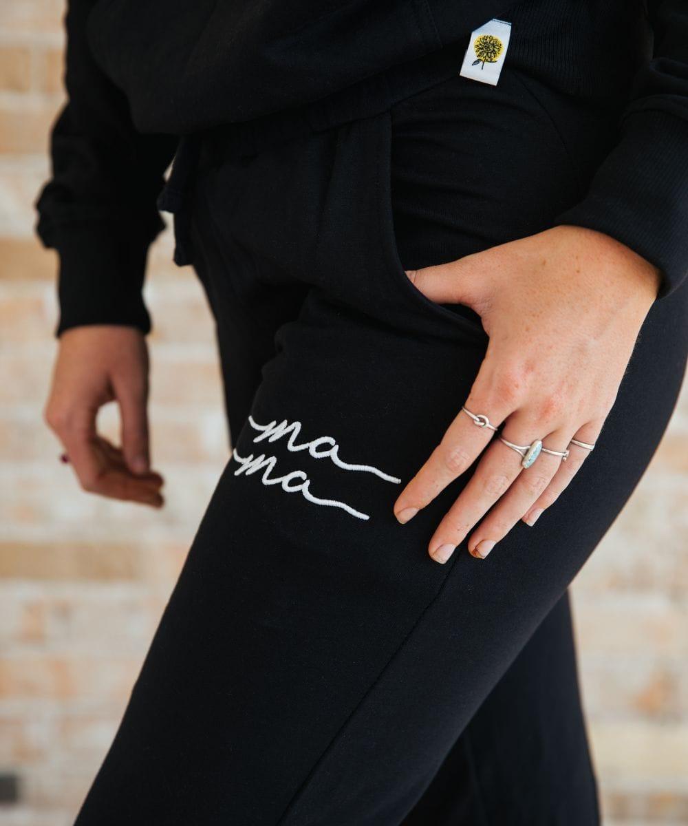 Sunflower Motherhood Mama Joggers - Soft Fleece Sweatpants