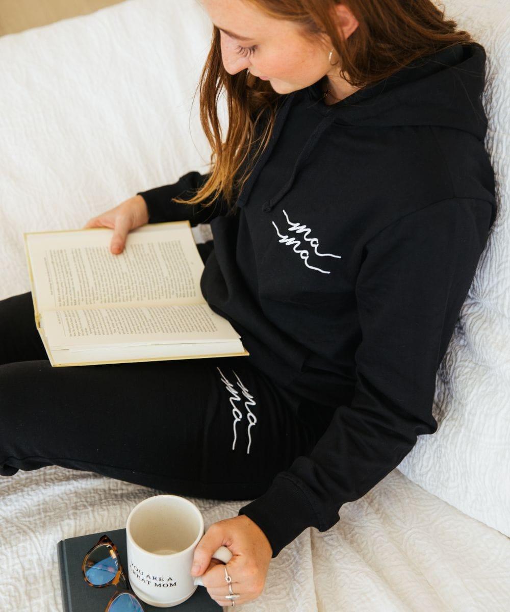 Sunflower Motherhood Mama Joggers - Soft Fleece Sweatpants