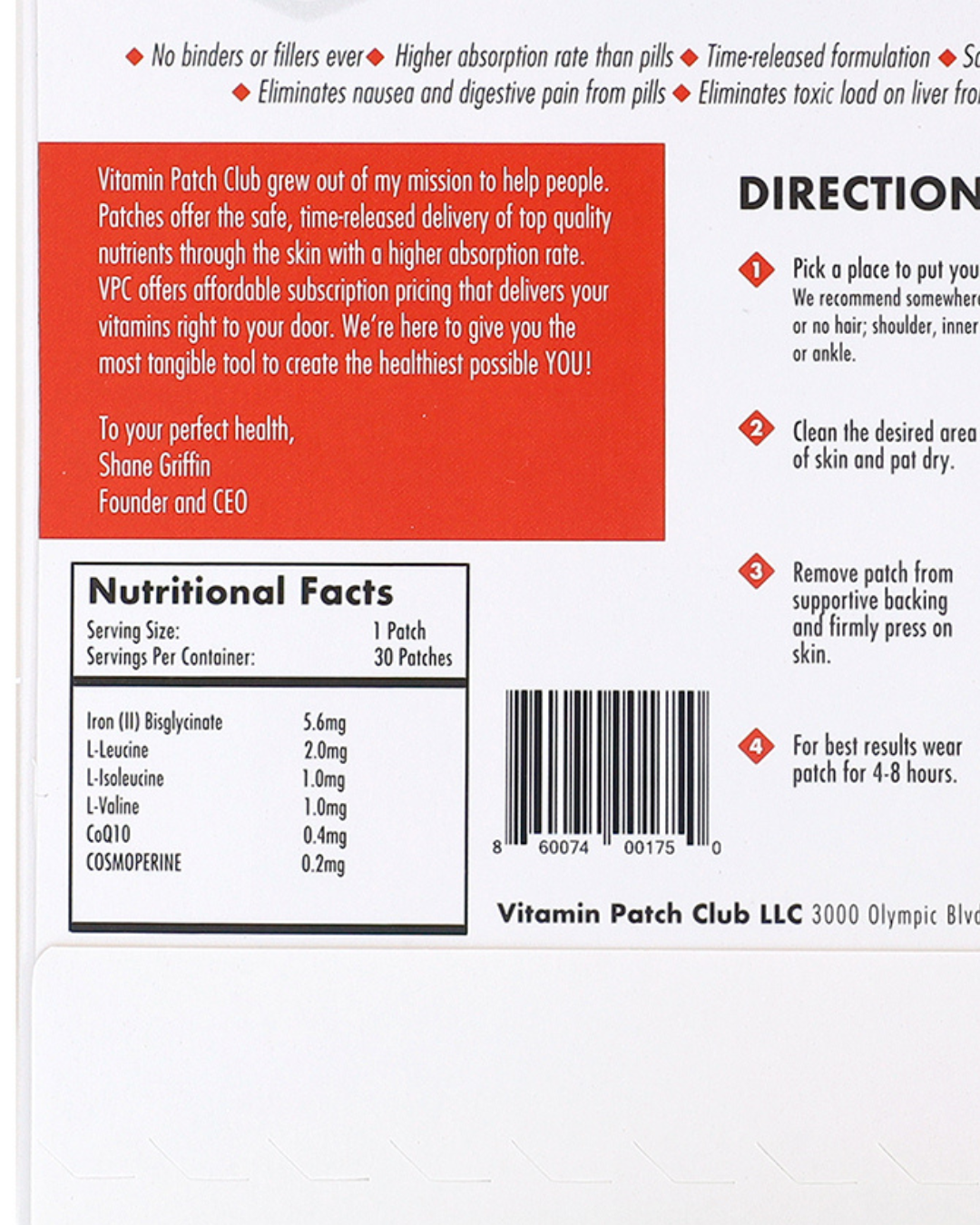 Strength Vitamin Patch