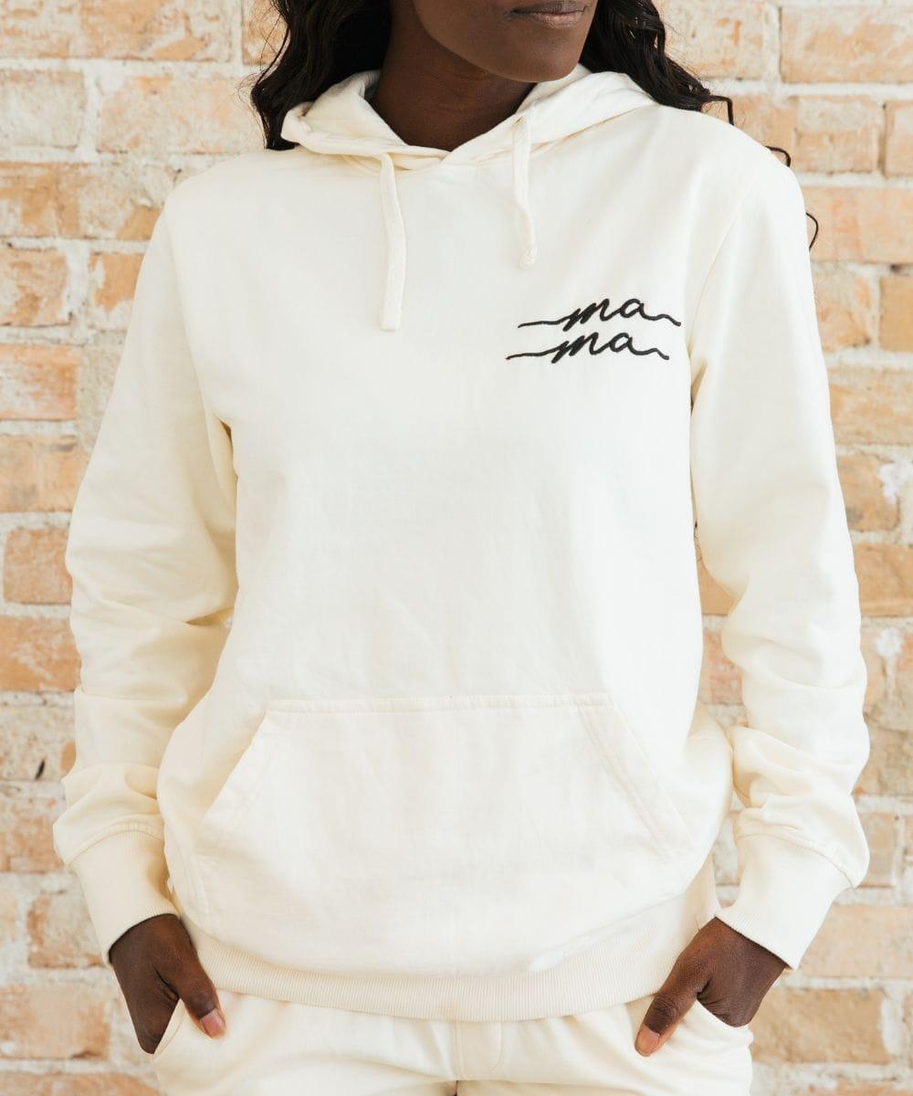 Sunflower Motherhood Mama Hooded Sweatshirt - Soft Fleece Hoodie