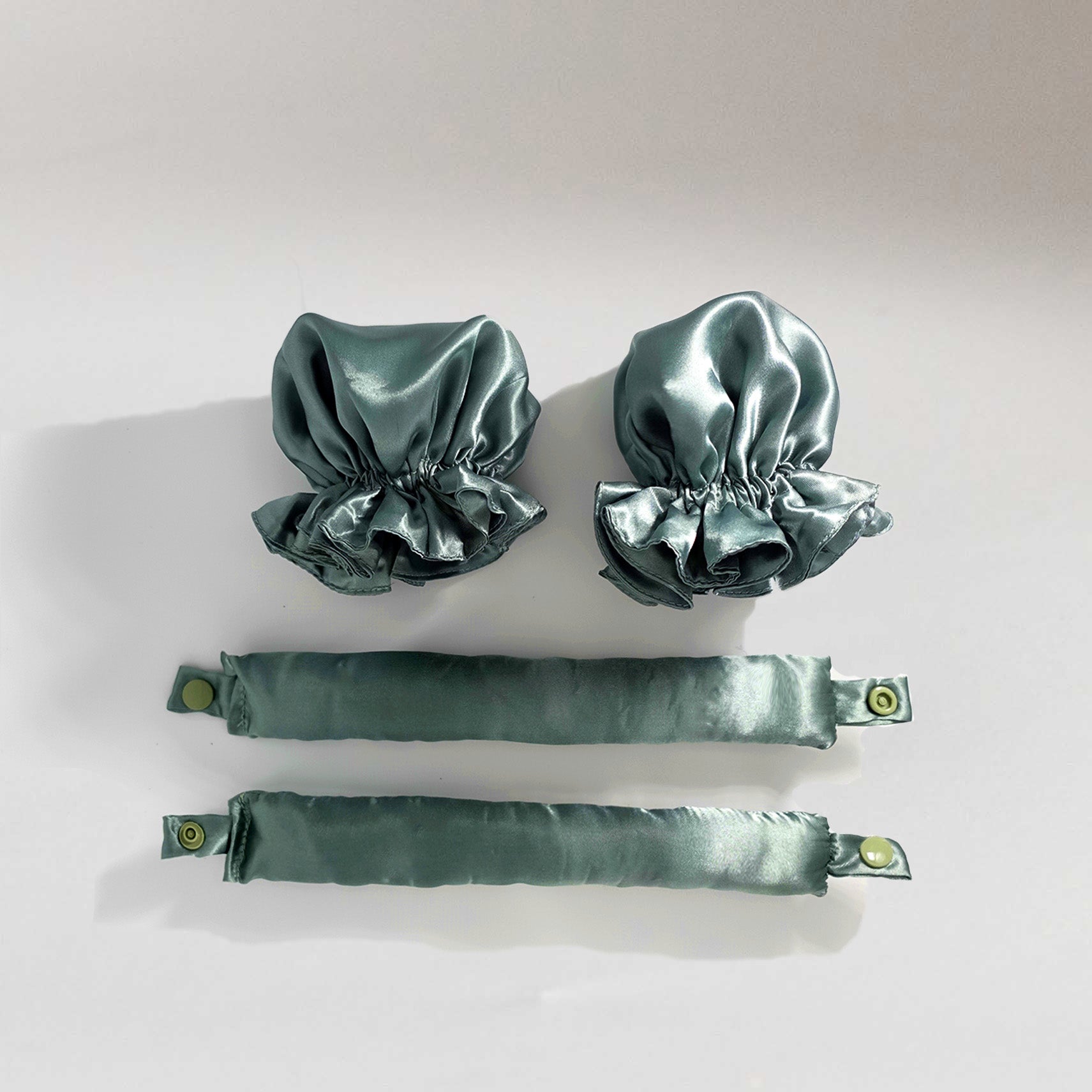 Satin Heatless Curler + Satin Wrap - No-Heat Hair Styling