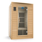 2-Person Carbon Infrared Sauna - Canadian Hemlock with Premium Audio