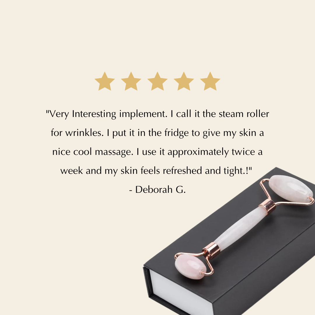 Rose Quartz Facial Roller