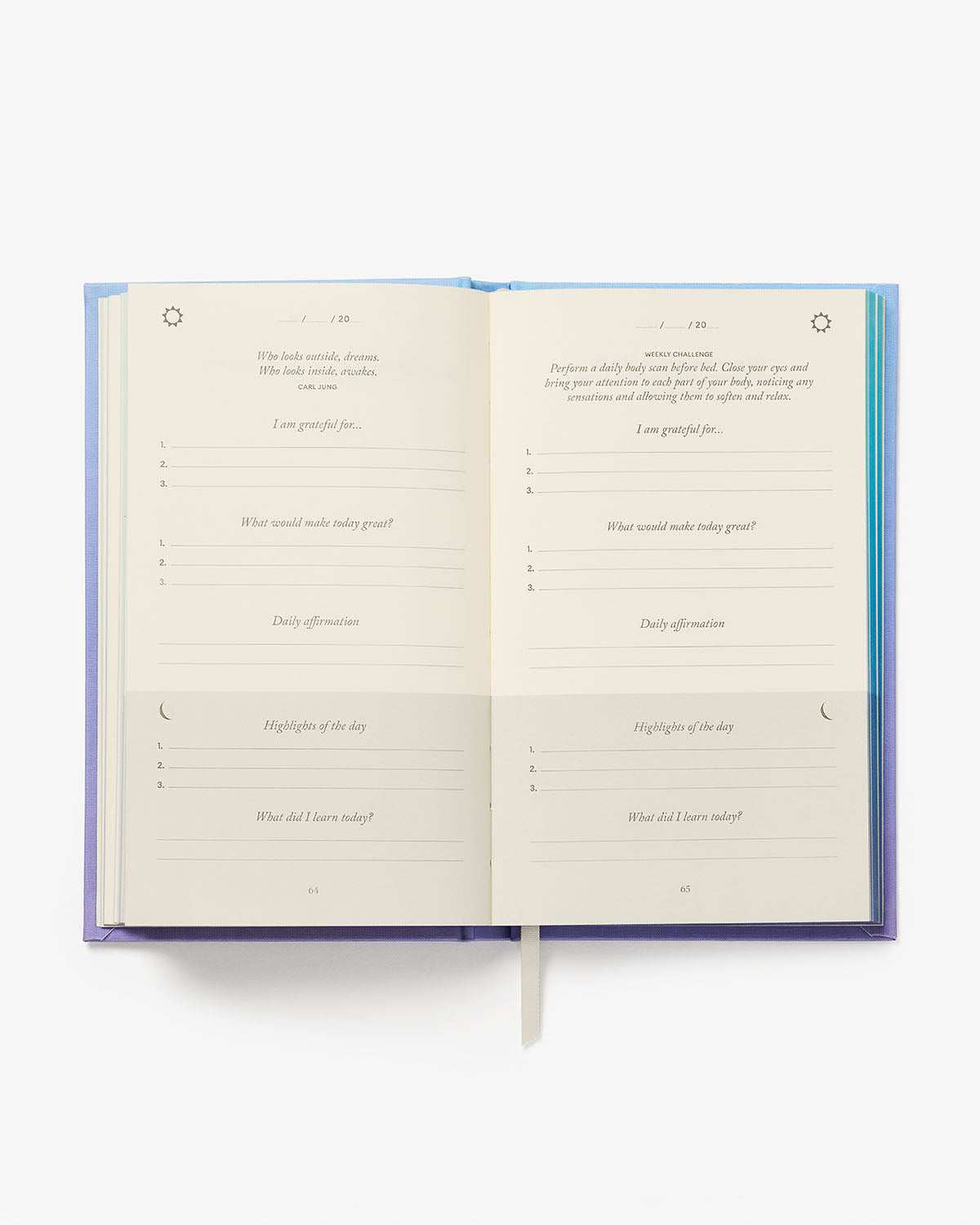 Calm x The Five Minute Journal | Daily Gratitude & Sleep Wellness Planner