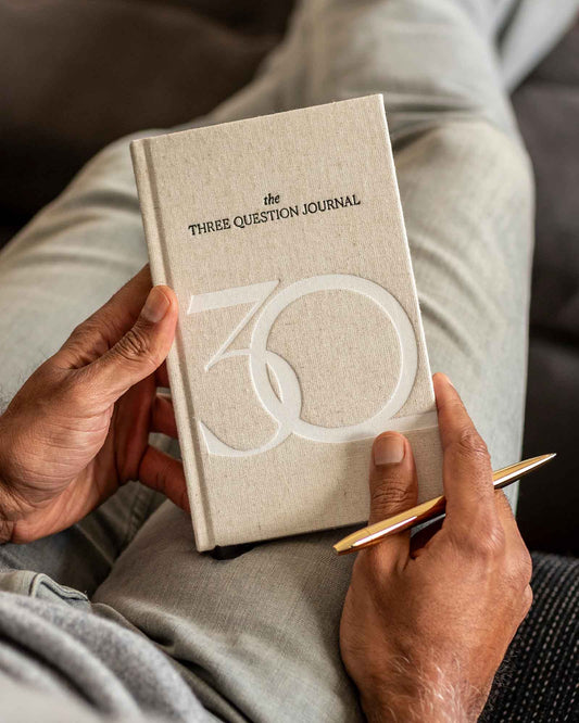 The Three Question Journal - Exclusive | Daily Self-Discovery & Reflection Journal