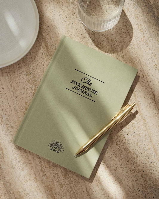 The Five Minute Journal - Health & Fitness Edition | Daily Wellness & Goal Tracker