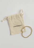 Natural Pearl + 14k Gold Filled Beaded || Anklet or Bracelet
