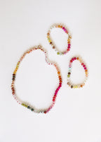 Natural Gemstone Necklace with 14k Gold Filled Toggle - Sandbar