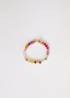 Natural Gemstone Bracelet + 14k Gold Filled Toggle : Sandbar