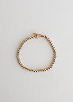 14k Gold Filled Beaded Bracelet or Anklet