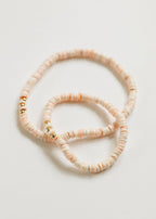 Pure Sea Shell + 14k Gold Filled || Stretch Anklet or Bracelet