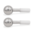 Stainless Steel Ice Globes for Face Massage & Skin Cooling