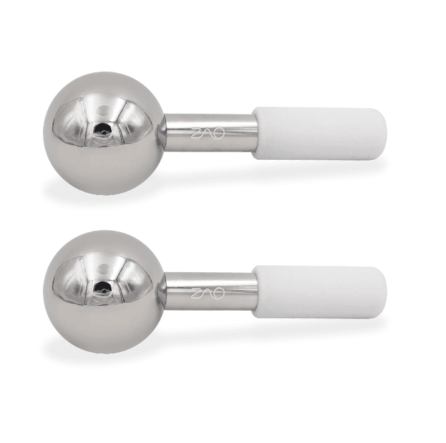 Stainless Steel Ice Globes for Face Massage & Skin Cooling