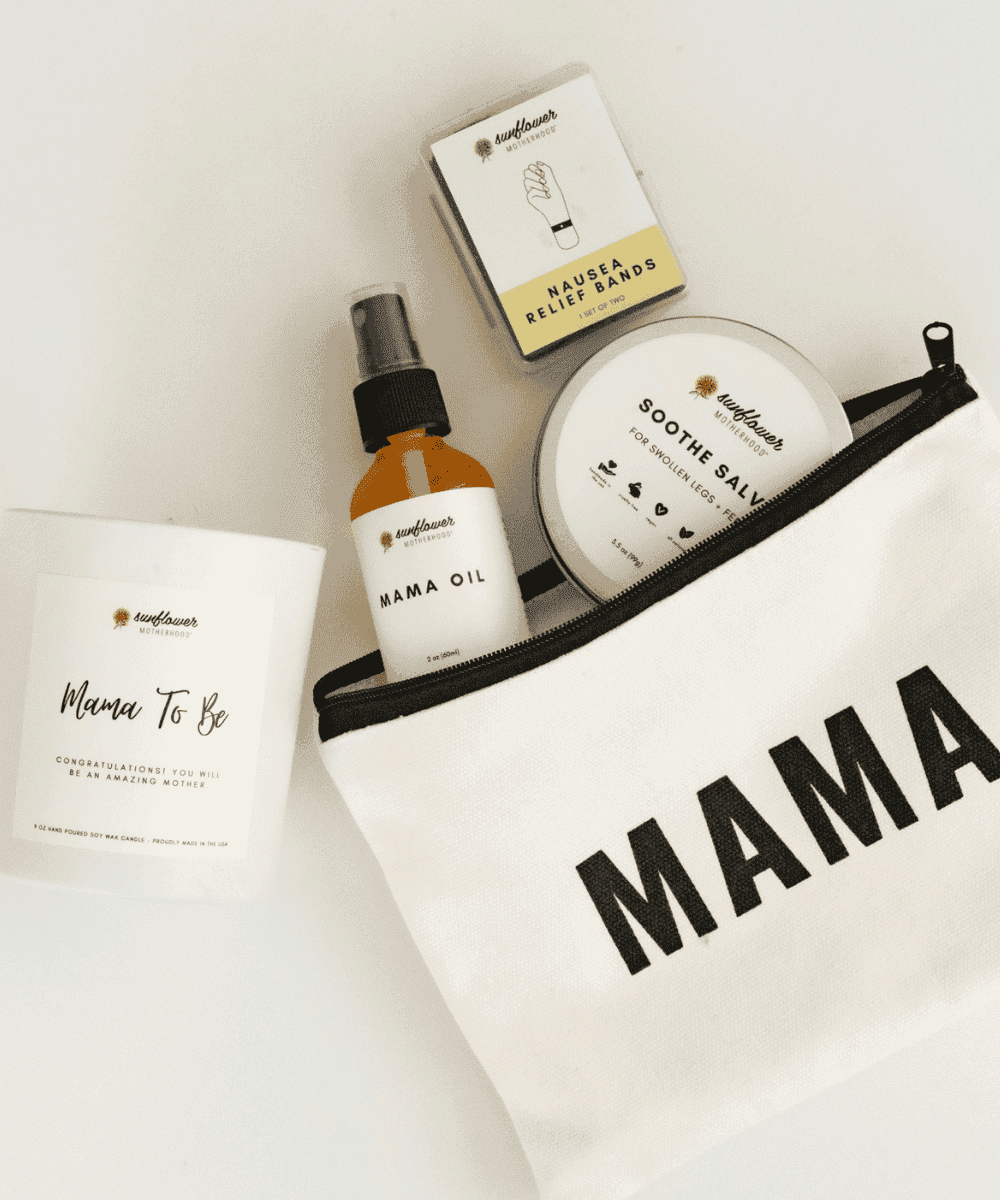 Sunflower Motherhood Pregnancy Congratulations Bundle - Gift Set