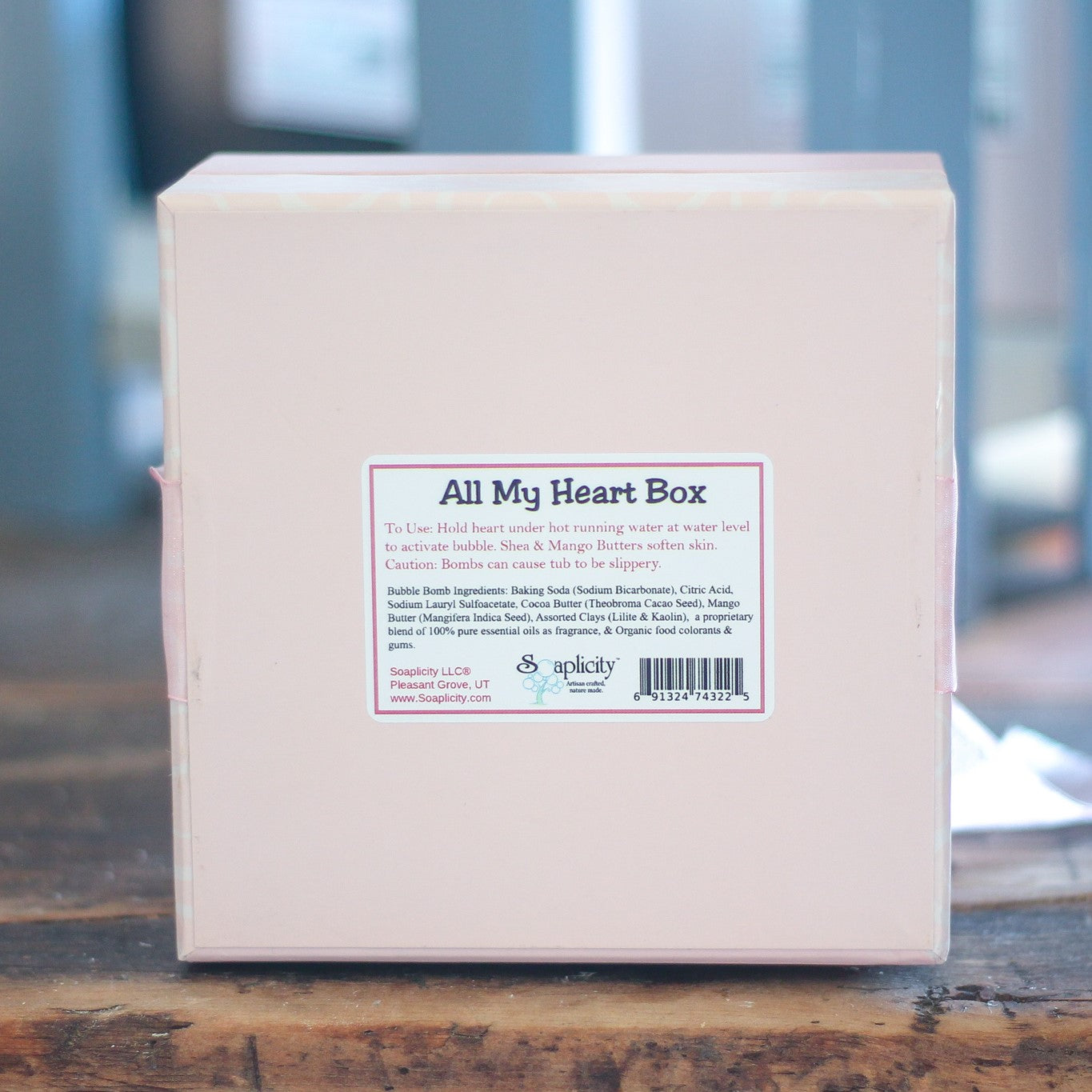 All My Heart Bubble Bomb Gift Set | Romantic Bath Gift