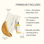 Body Plane Set - Exfoliating Tool + Body Oil Gift Set