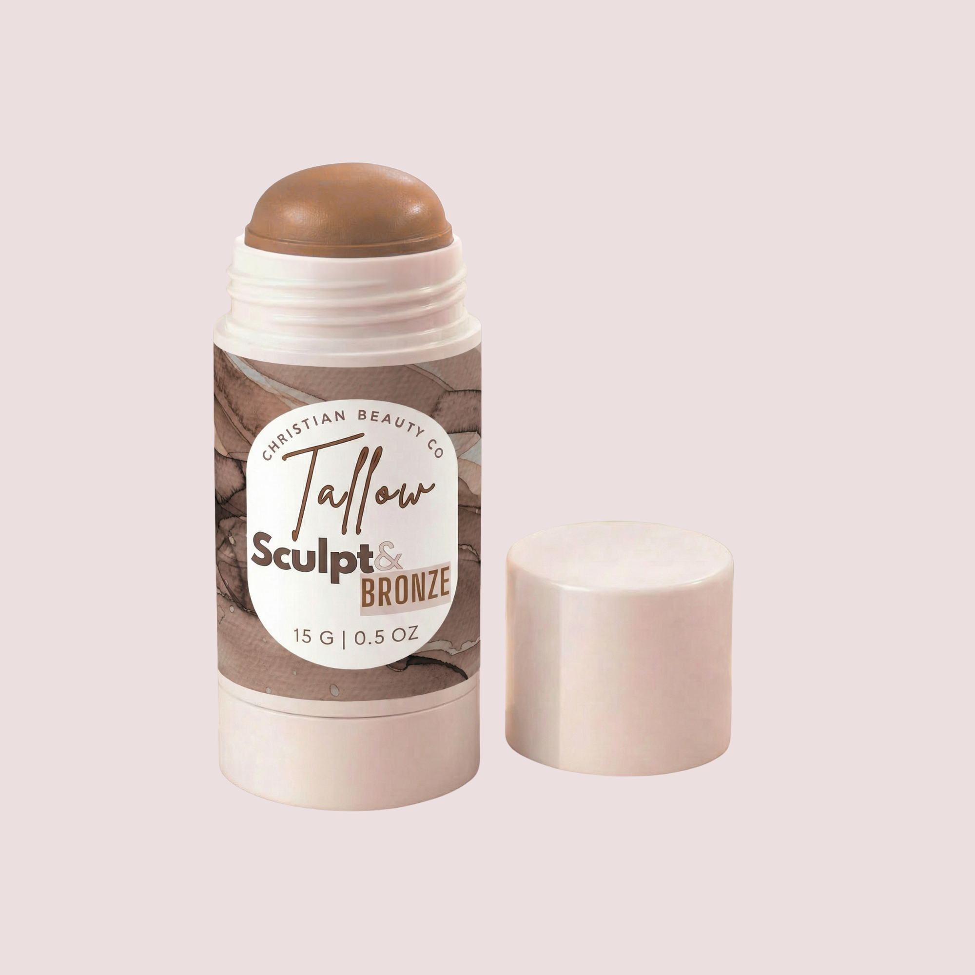 Tallow Sculpt & Bronze Stick | Cream Contour and Bronzer with Grass-Fed Tallow