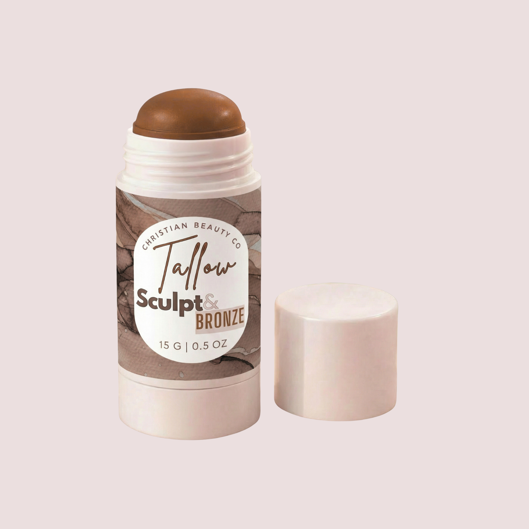 Tallow Sculpt & Bronze Stick | Cream Contour and Bronzer with Grass-Fed Tallow