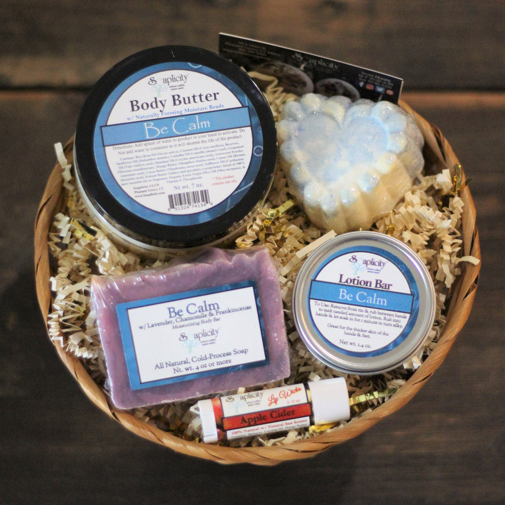 Medium Spa Gift Basket Set | Bath & Body Gift