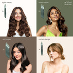 Satin Heatless Curler + Satin Wrap - No-Heat Hair Styling
