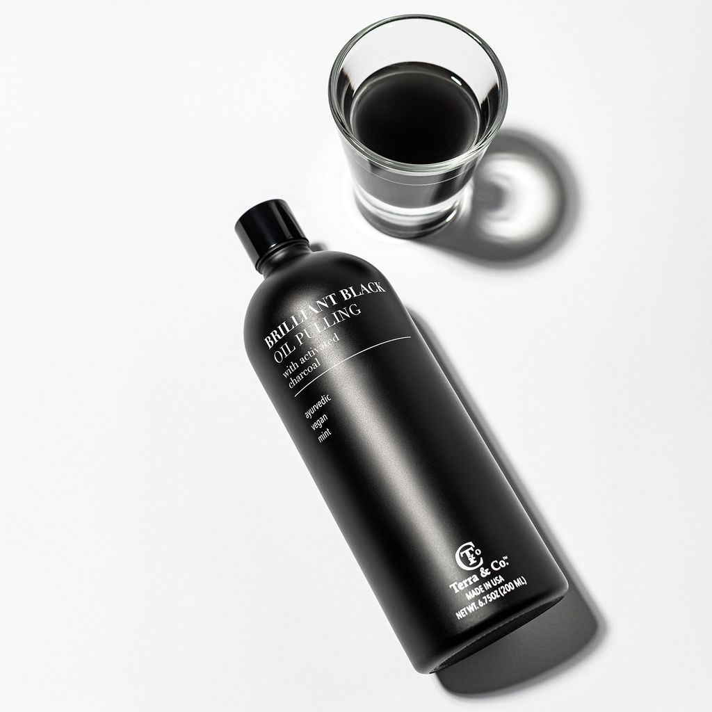 Brilliant Black Oil Pulling Ayurvedic Mouthwash