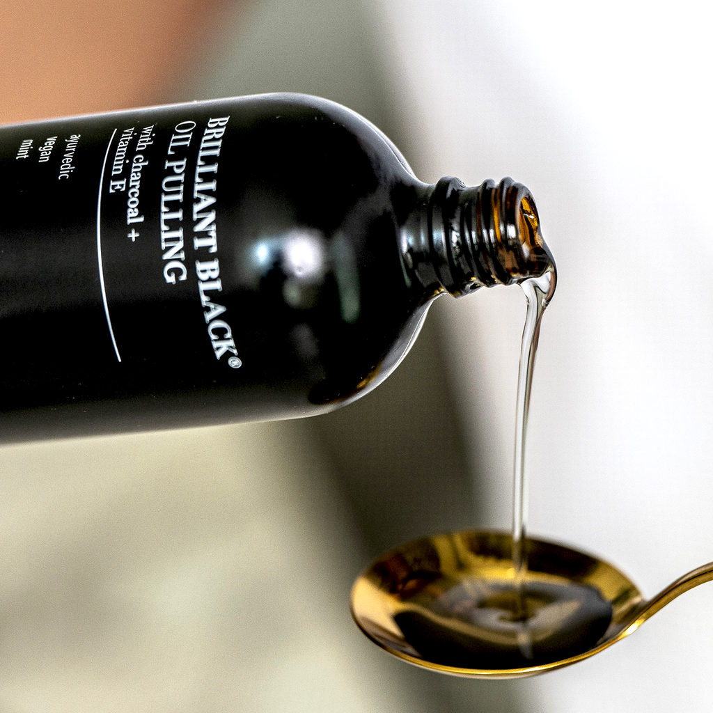 Brilliant Black Oil Pulling Ayurvedic Mouthwash