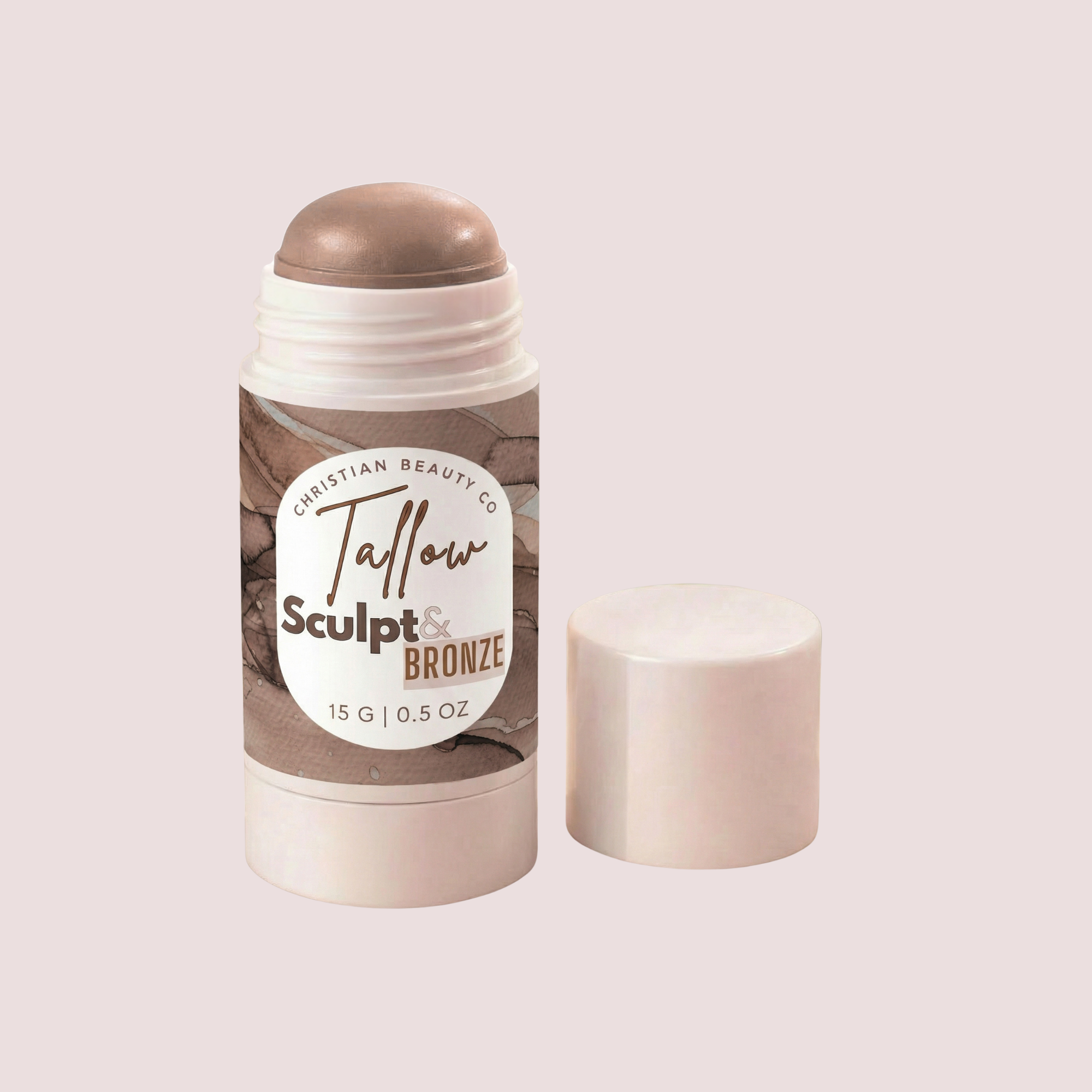 Tallow Sculpt & Bronze Stick | Cream Contour and Bronzer with Grass-Fed Tallow