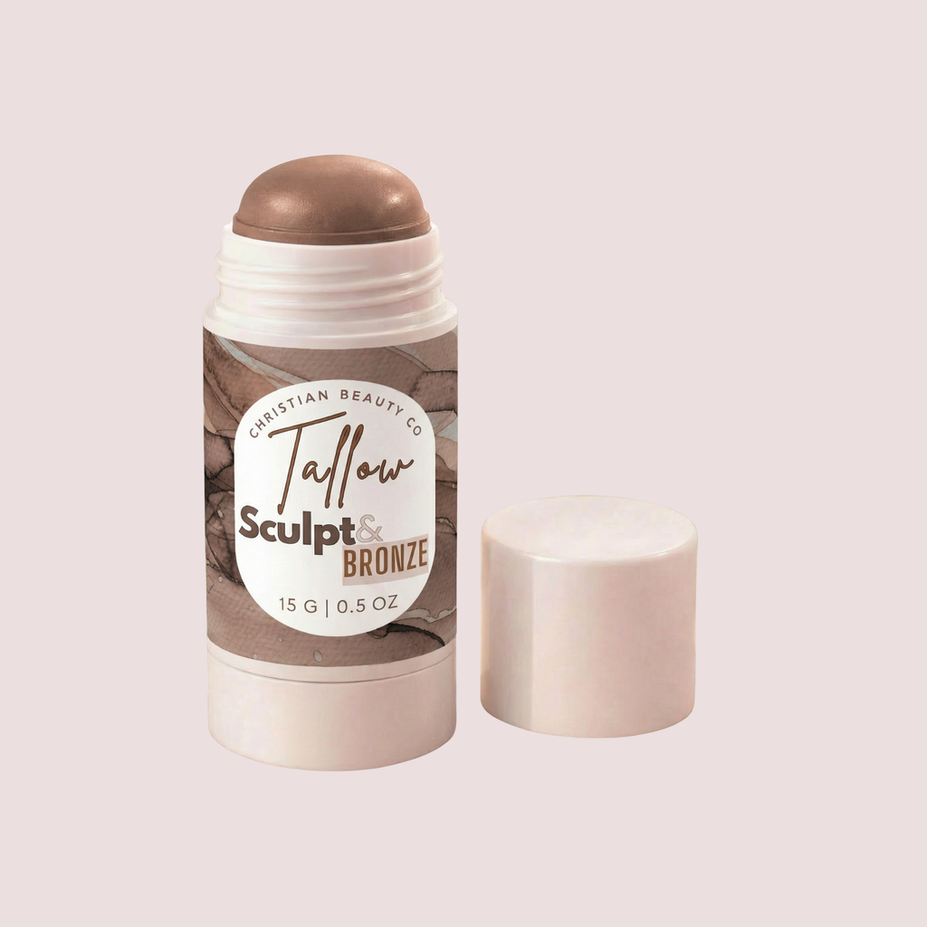 Tallow Sculpt & Bronze Stick | Cream Contour and Bronzer with Grass-Fed Tallow