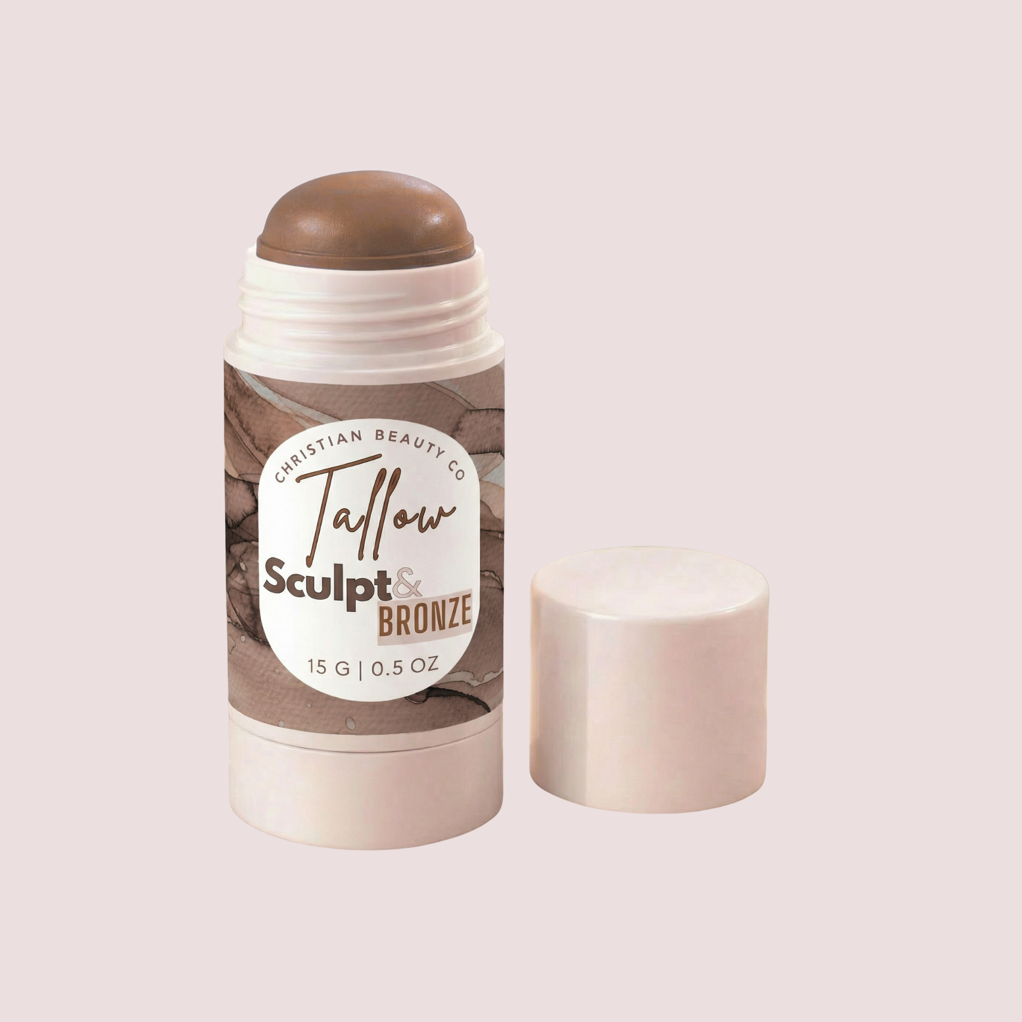 Tallow Sculpt & Bronze Stick | Cream Contour and Bronzer with Grass-Fed Tallow