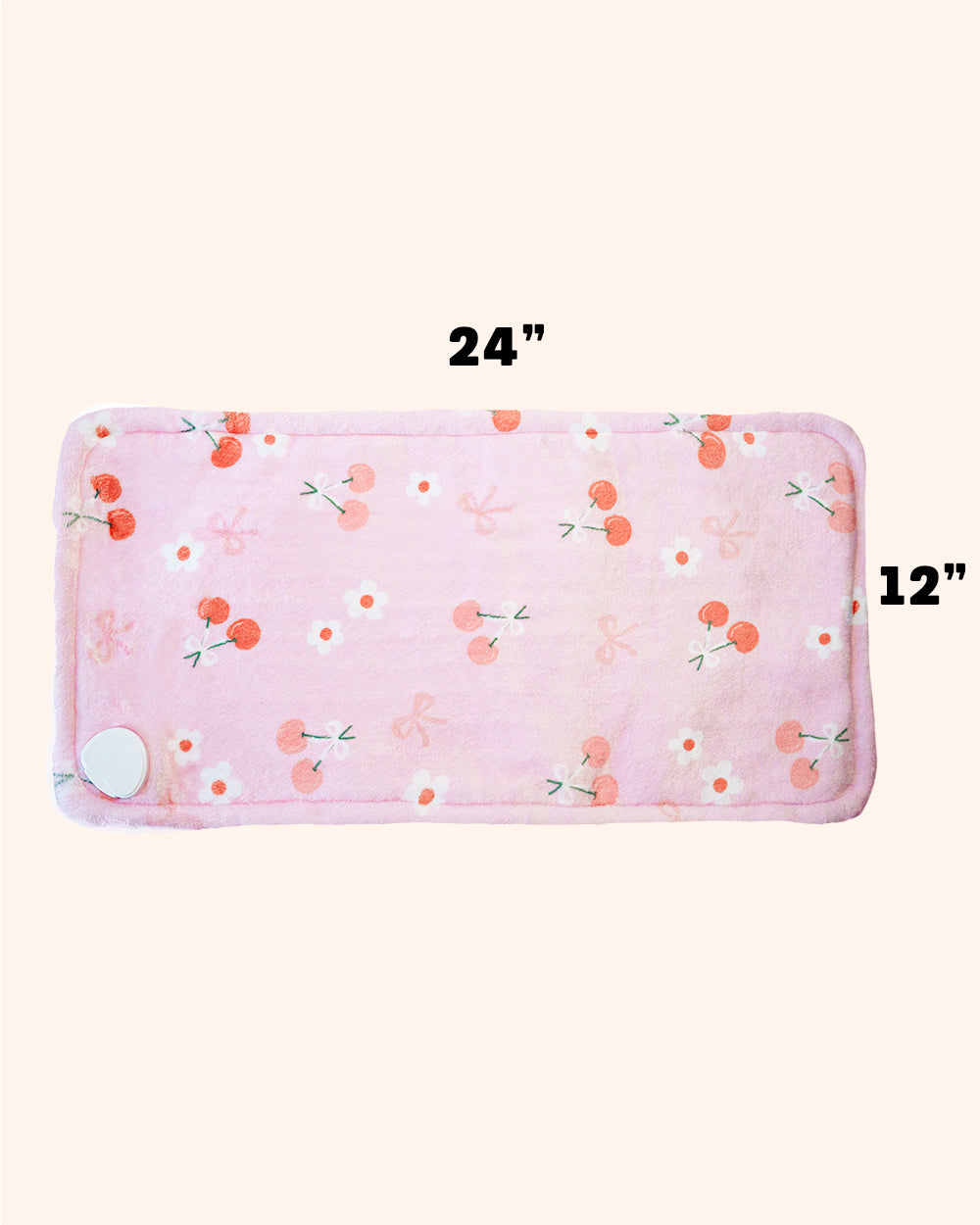 Cherry Cute Heating Pad - Ultra-Soft Machine Washable
