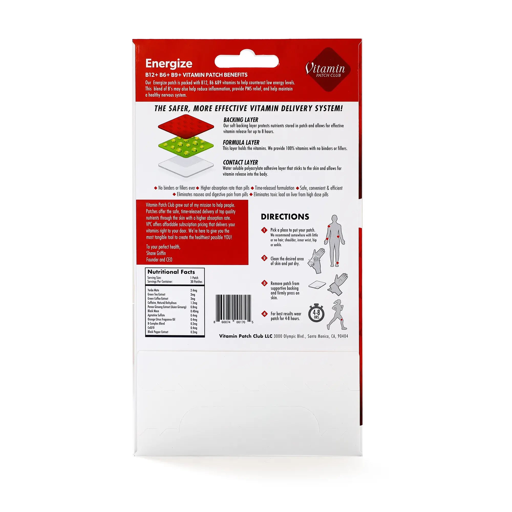 Energize Vitamin Patch