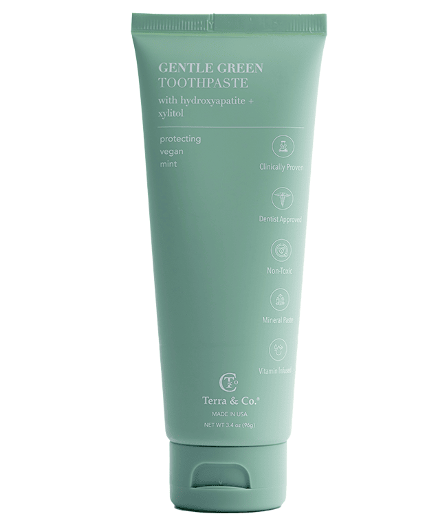 Gentle Green Sensitive Toothpaste with Hydroxyapatite and B12 Fluoride Free