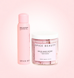 Milk & Rose Exfoliating Body Scrub | Hydrating Goat Milk & Coconut Oil Scrub