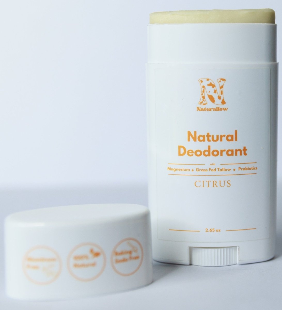 Natural Deodorant - Citrus Scent for Sensitive Skin