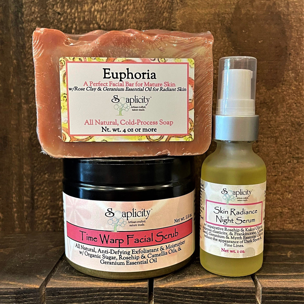 Time Warp Trio Skincare Set for Mature Skin - Customizable Bundle